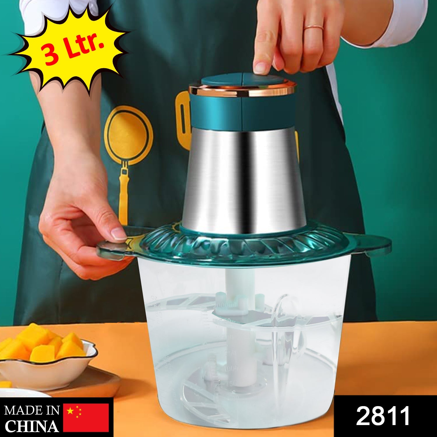2811 Stainless Steel Electric Meat Grinders with Bowl for Food Chopping Meat & Vegetable. DeoDap 2811 Stainless Steel Electric Meat Grinders with Bowl for Food Chopping Meat & Vegetable. DeoDap